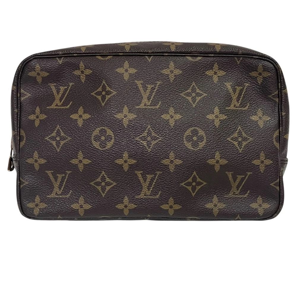 Louis Vuitton LOUIS VUITTON Trousses Toilette 23 Handbag Pouch Monogram Canva...
